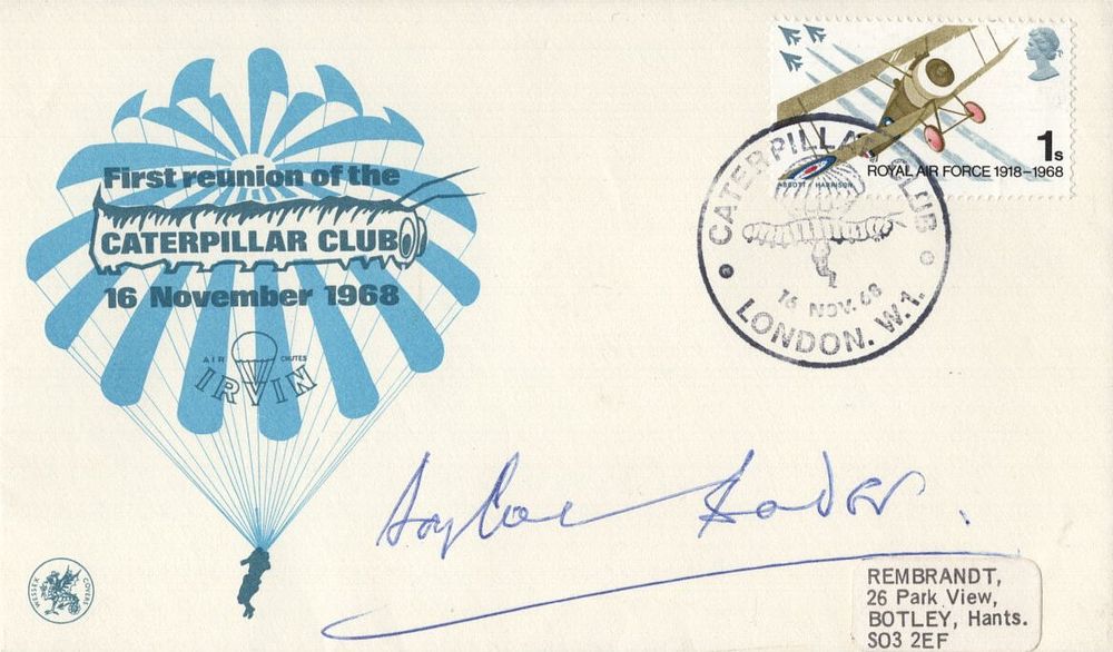 Lot 338: Douglas Bader, legendary RAF Battle of Britain ace...