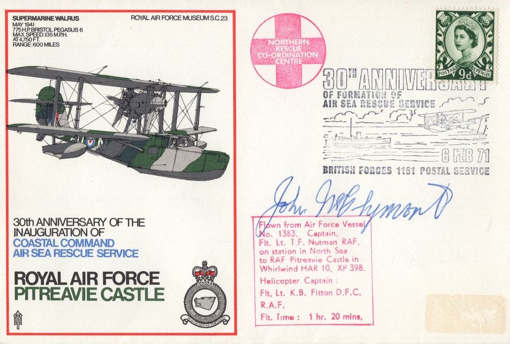 Lot 347: George Cross recipient John McIntosh McClymont GC, signed...