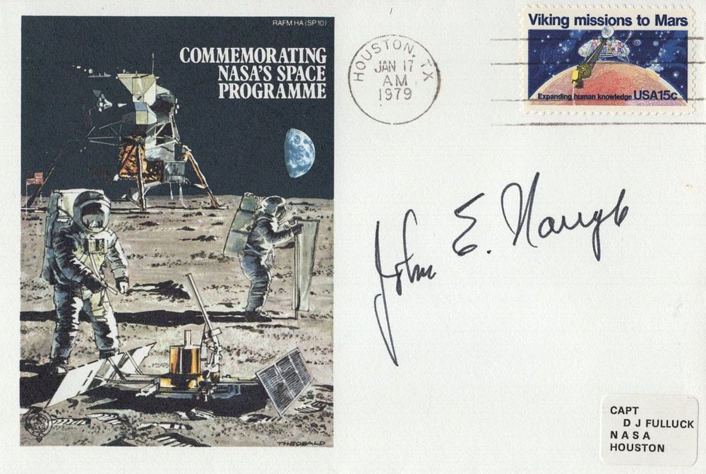 Lot 348: NASA cover signed by former NASA Chief Scientist...