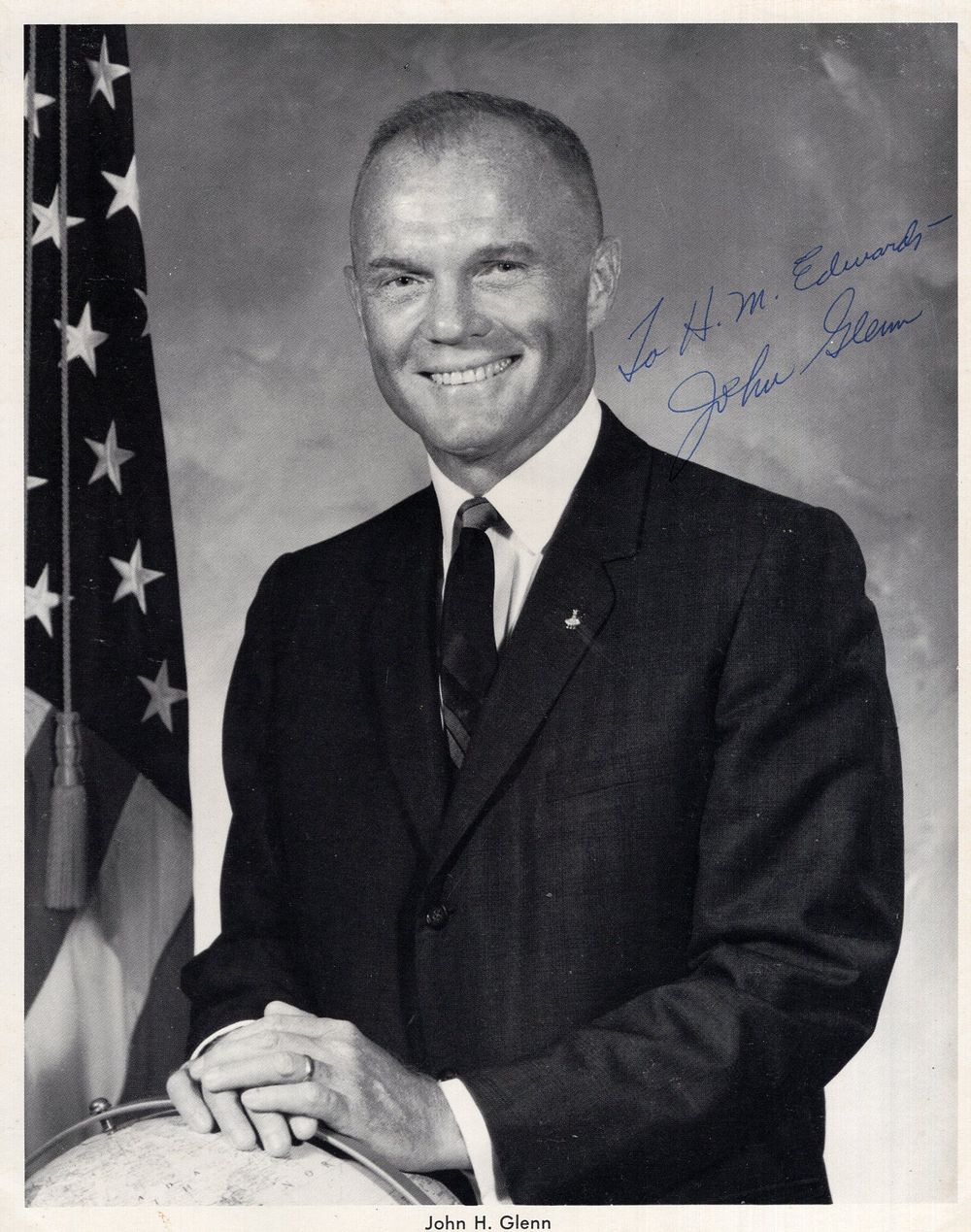 Lot 374: Mercury 6 NASA astronaut John Glenn signed and...