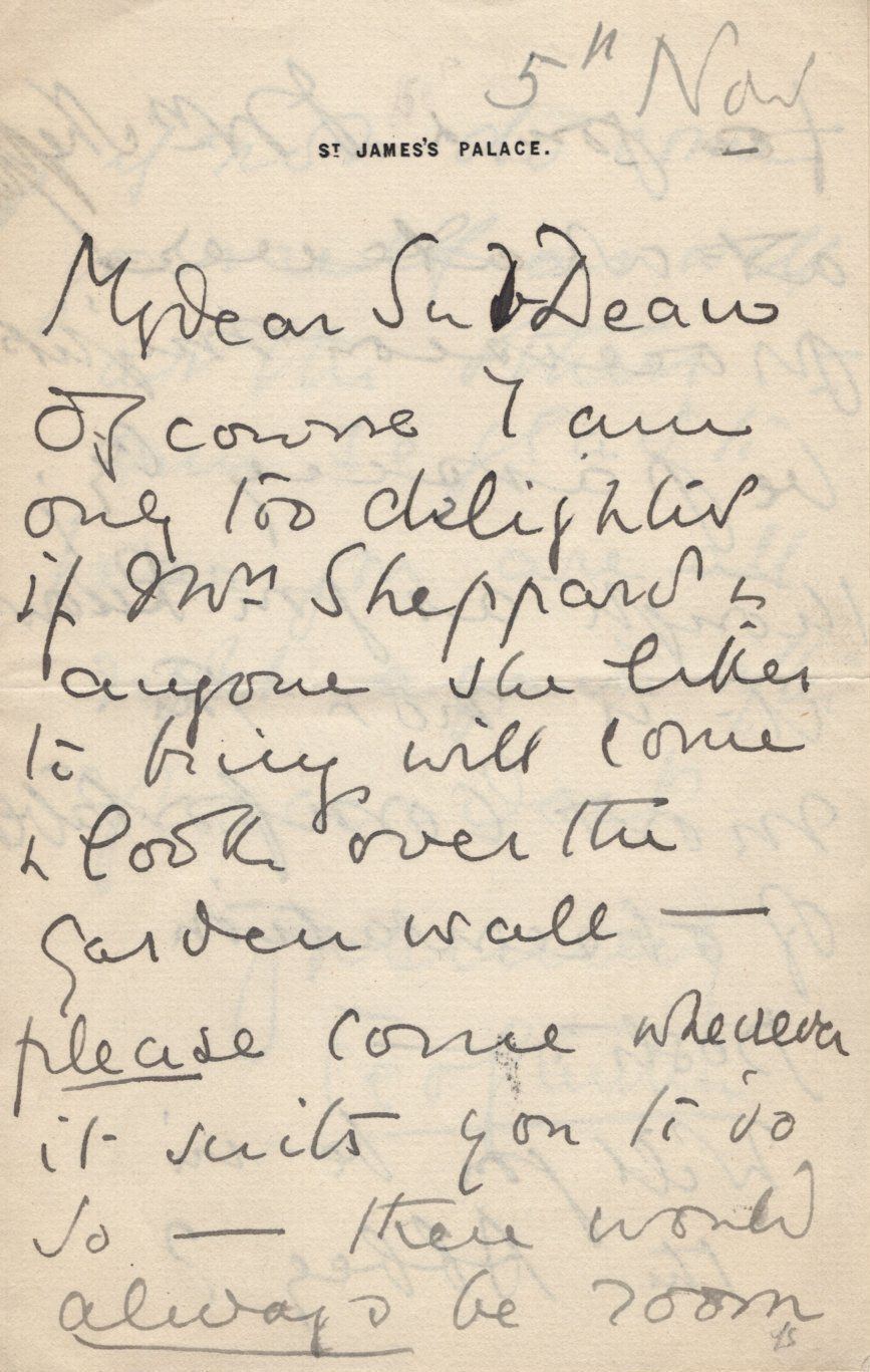 Lot 388: Lady Feodora Gleichen (1861-1922) hand written and signed...