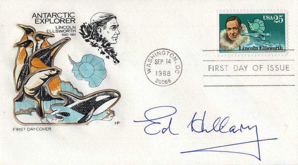 Lot 400: Sir Ed Hillary, mountaineer, first man to summit...