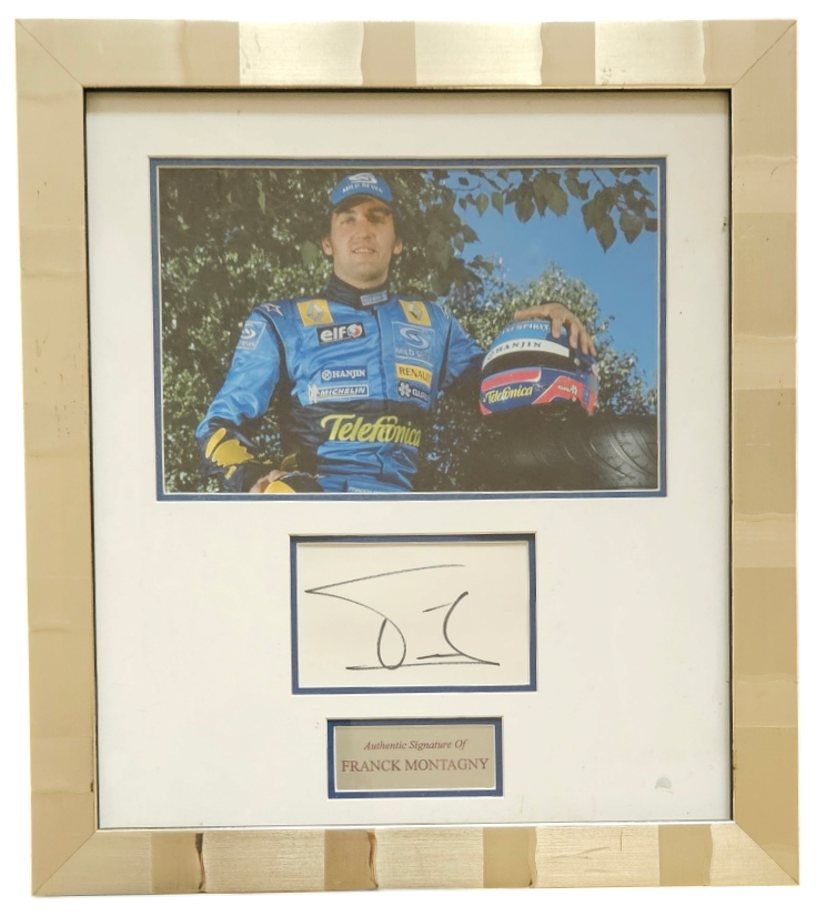 Lot 518: Franck Montagny 19x17 inch overall mounted and framed...