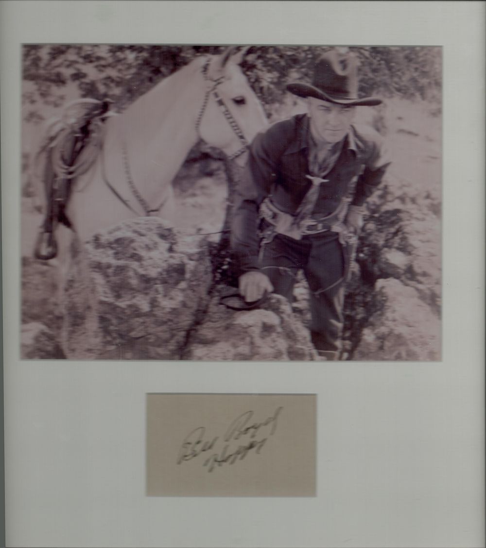 Lot 549: William Boyd (1895-1972) best remembered as Hopalong Cassidy,...