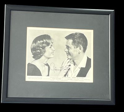 Lot 554: Glenn Ford signed 16x14inch overall framed and mounted...