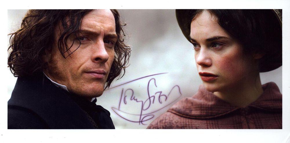 Lot 153: Toby Stephens signed 8x3inch colour photo.
