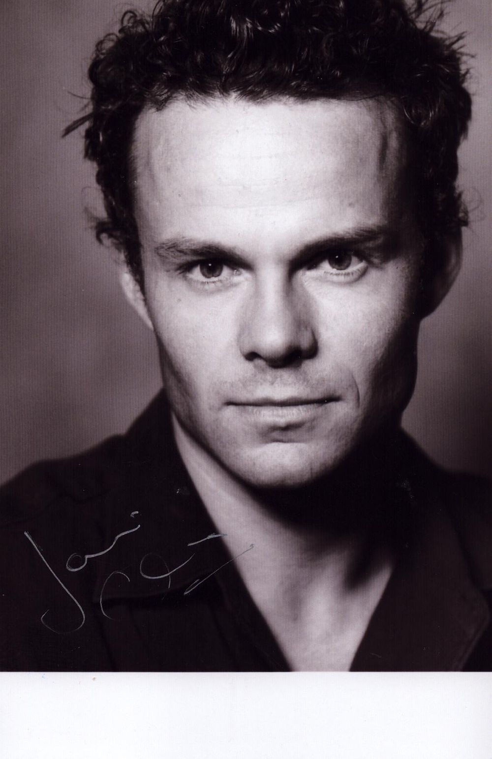 Lot 156: Jamie Glover signed 6x4inch black and white photo.