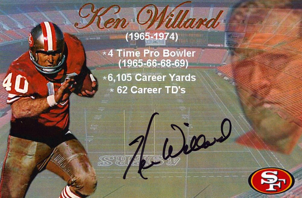 Lot 177: Ken Willard signed 6x4inch colour photo.