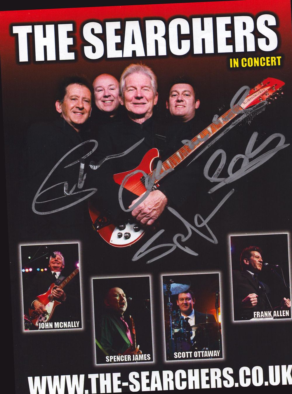 Lot 184: The Searchers signed flyer.
