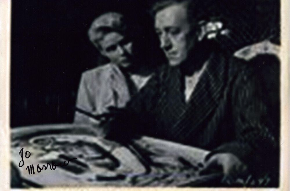 Lot 191: Jo Morrow signed 6x4inch black and white photo.