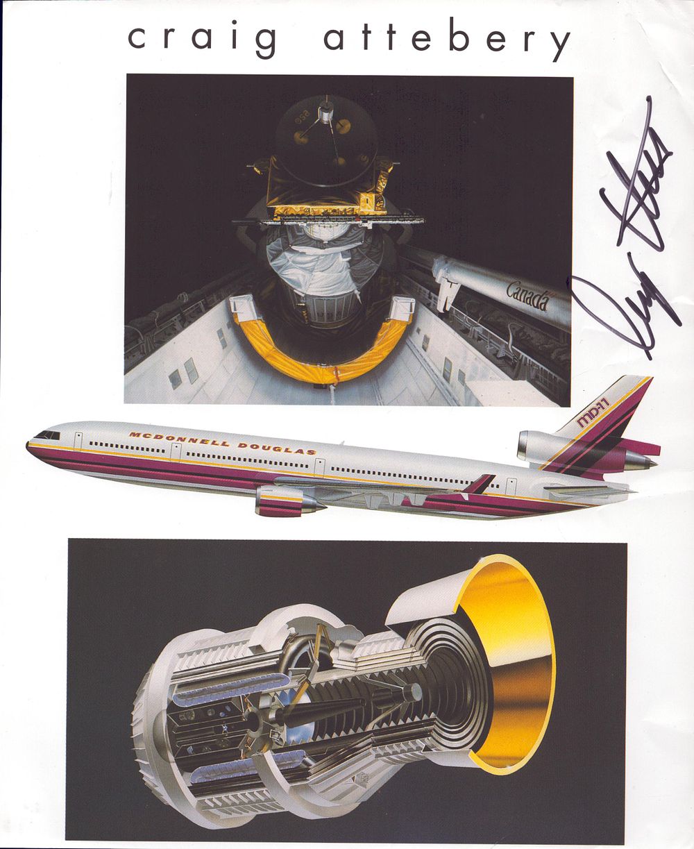 Lot 217: Craig Attebery signed 10x8inch colour photo.