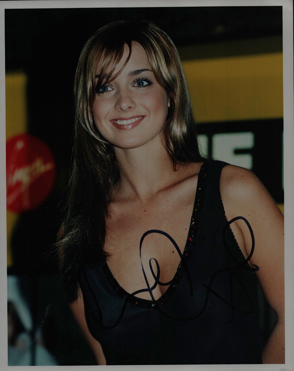 Lot 230: Louise Redknapp signed 10x8inch colour photo.