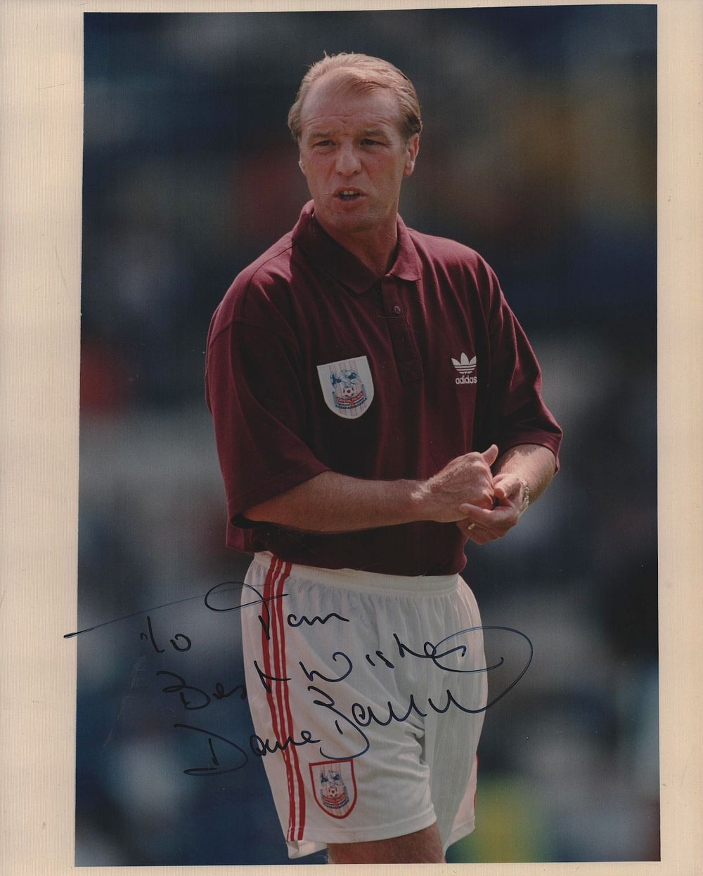 Lot 245: Dave Bassett signed 10x8inch colour photo pictured while...