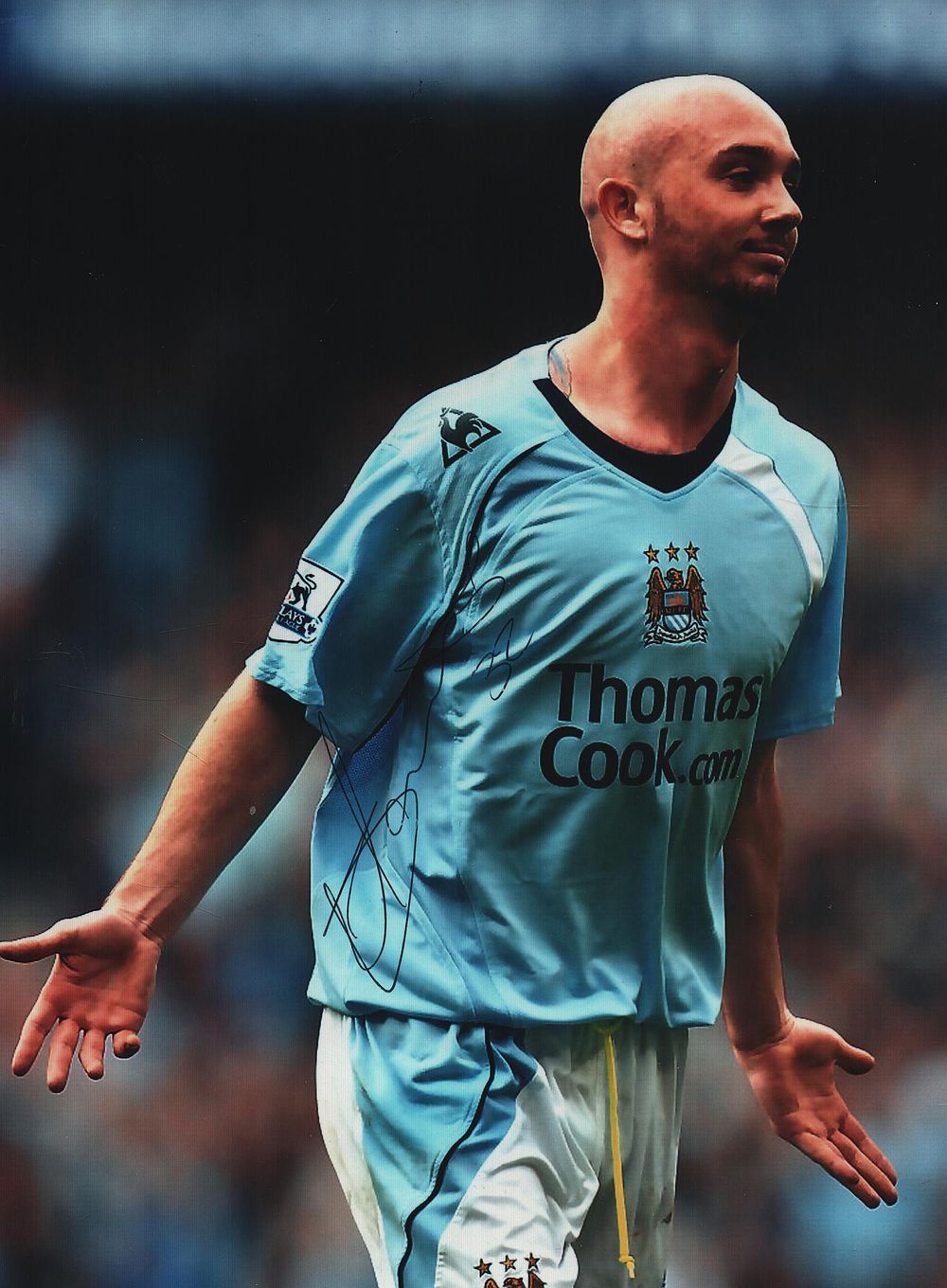 Lot 257: Stephen Ireland signed 8x6inch colour photo pictured in...