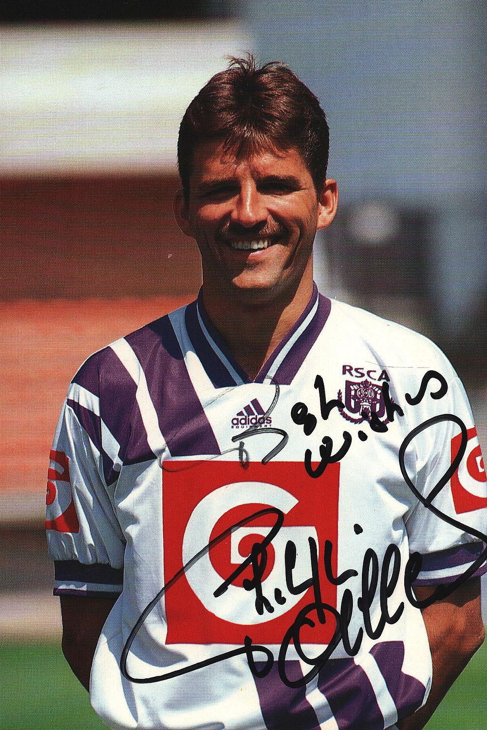 Lot 269: Philippe Albert signed 7x5inch colour photo.