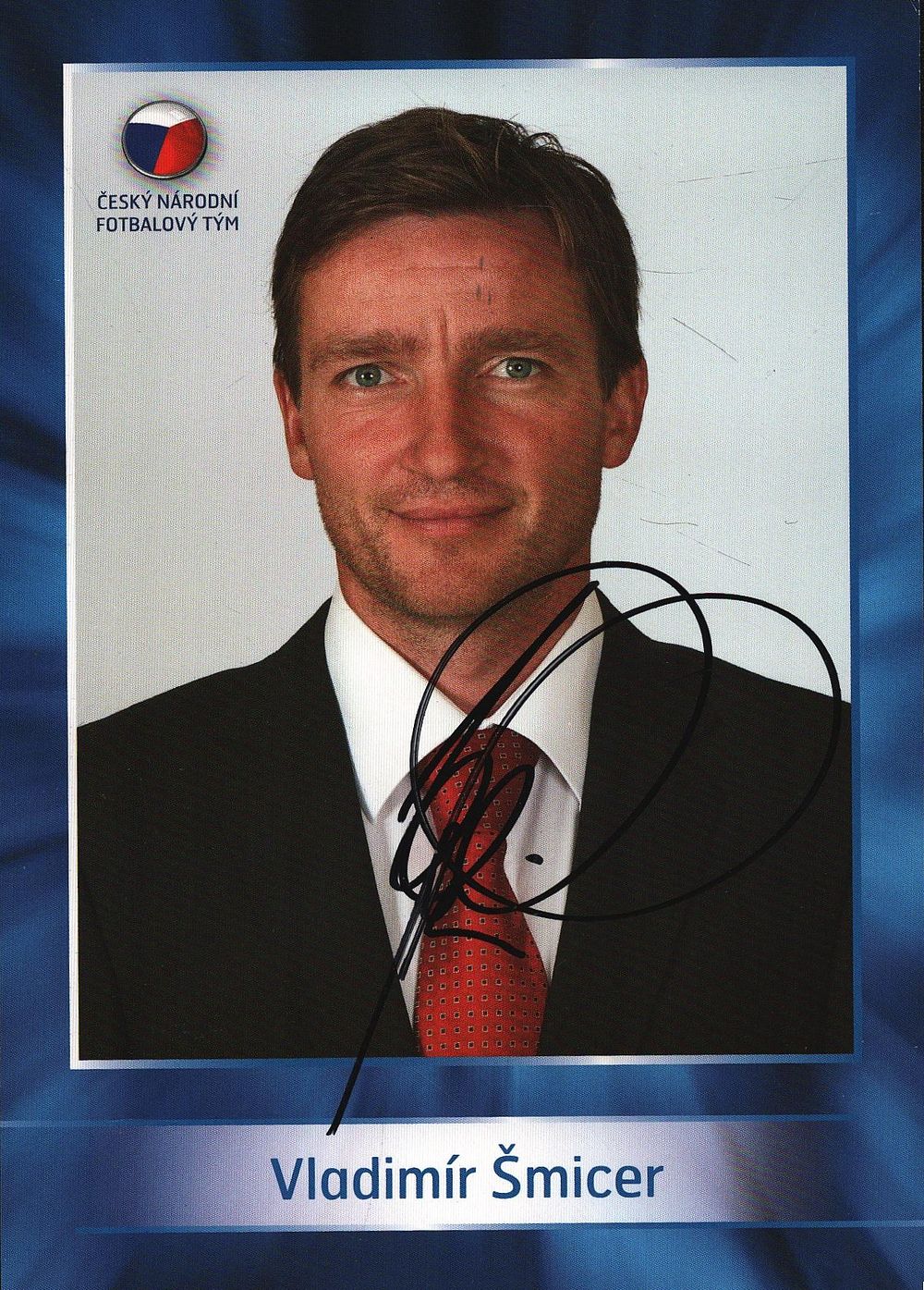 Lot 273: Vladimis Smicer signed 6x4inch colour promo photo.