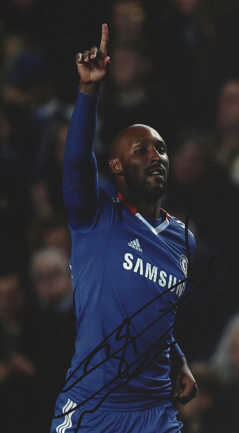 Lot 275: Nicolas Anelka signed 8x4nch colour photo pictured while...
