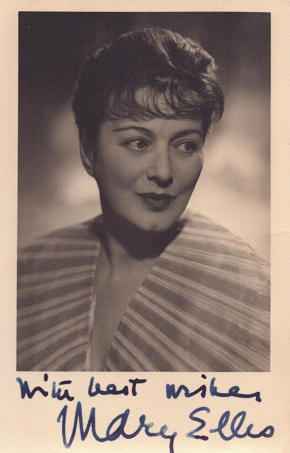 Lot 295: Nichola McAuliffe signed 6x4 inch black and white...