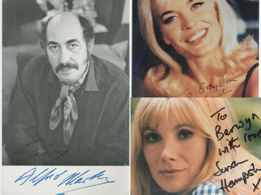 Lot 297: Entertainment collection signed by Alfred Marks 6x4, Shirley...