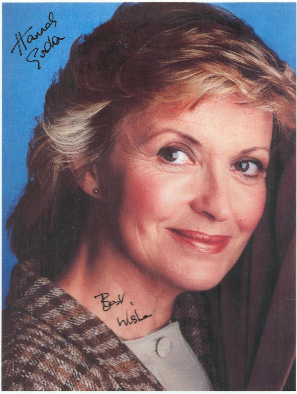 Lot 300: Hannah Gordon signed 6x4 inch colour promo photo....