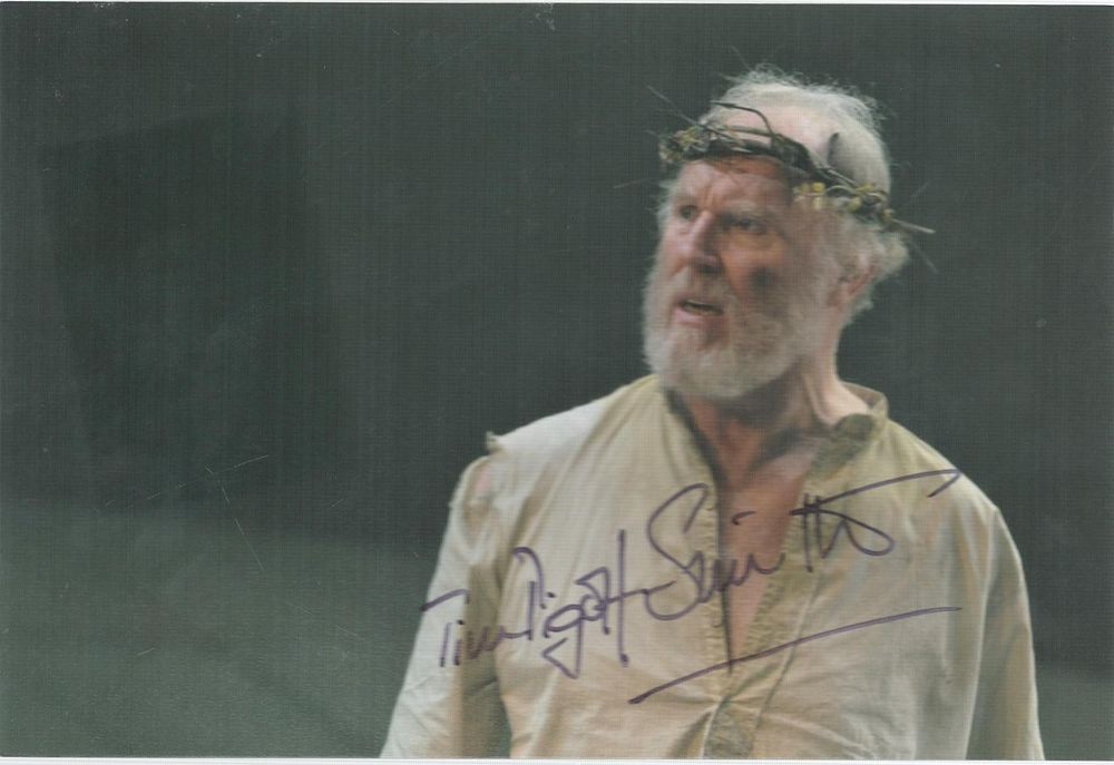 Lot 304: Tim Pigott Smith signed 6x4 inch colour photo....