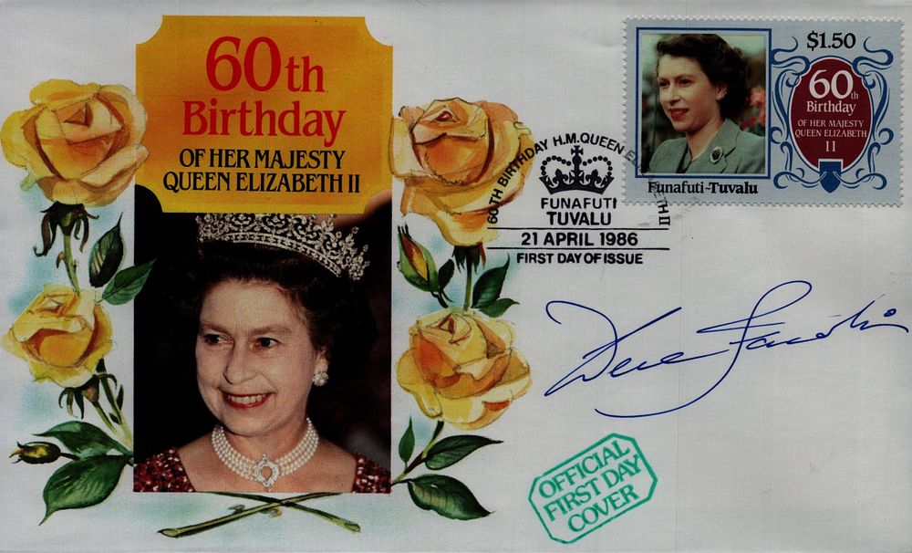 Lot 324: Derek Jacobi signed 60th birthday of HM Queen...