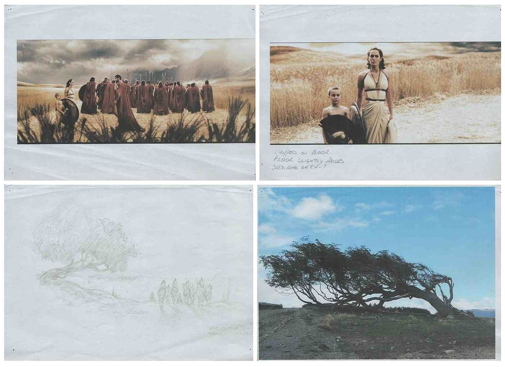 Lot 331: Concept Drawing and Art (4 x A4 Sheets)....
