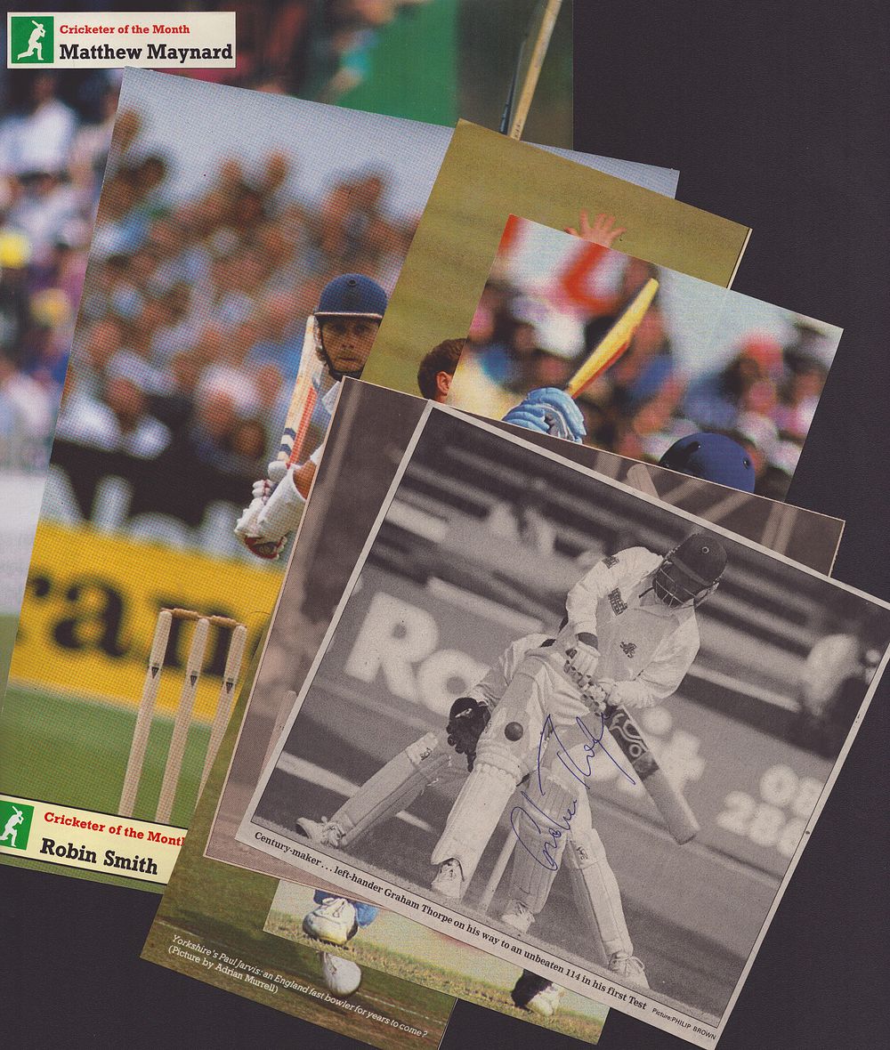 Lot 335: Ian Botham, David Gower and Graham Thorpe collection...