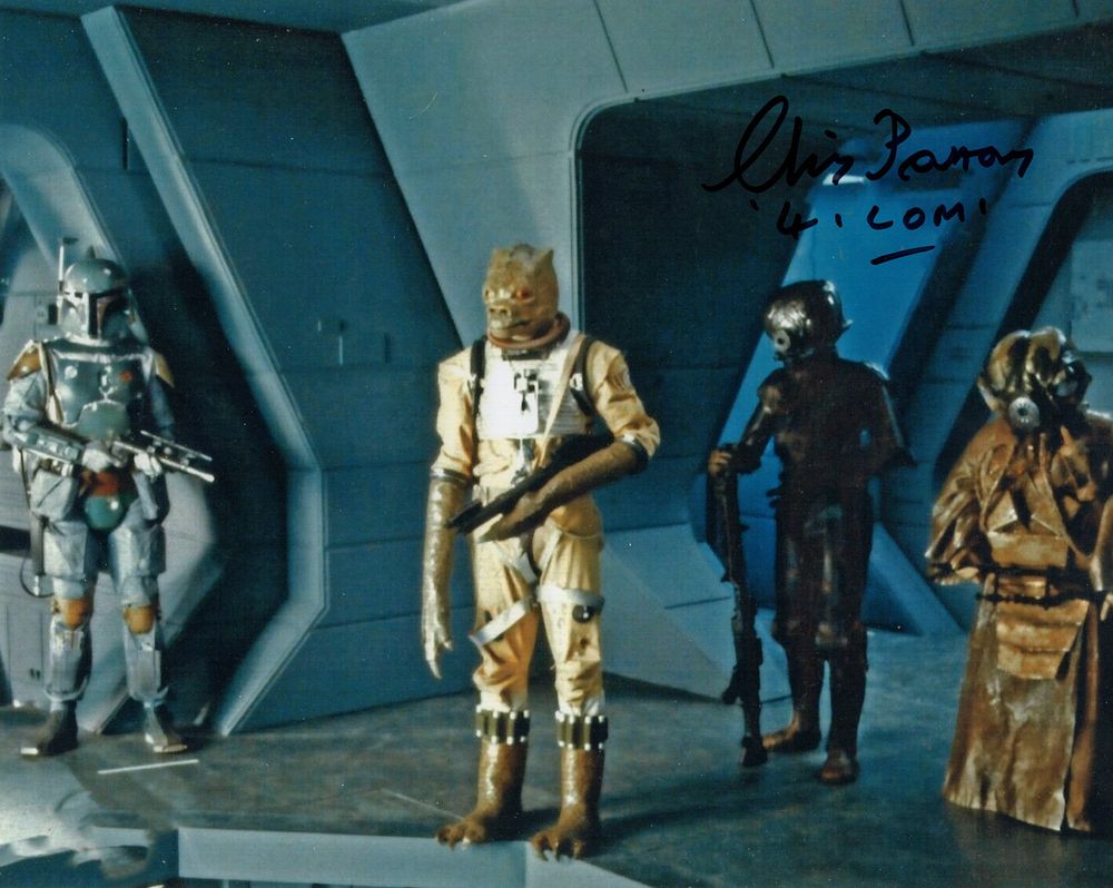 Lot 359: Star Wars colour 8x10 photo signed by actor...