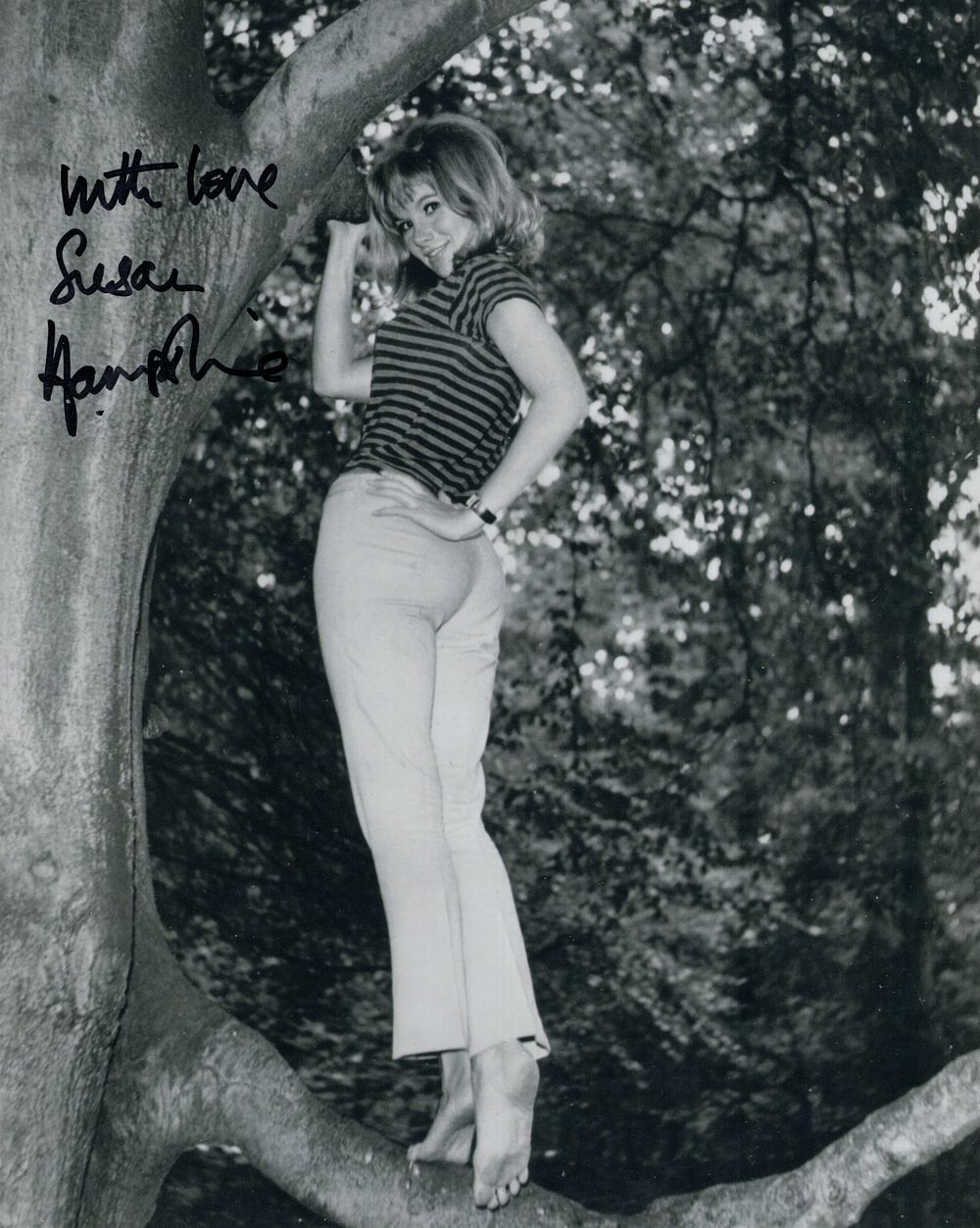Lot 378: Susan Hampshire, British movie star and TV actress...