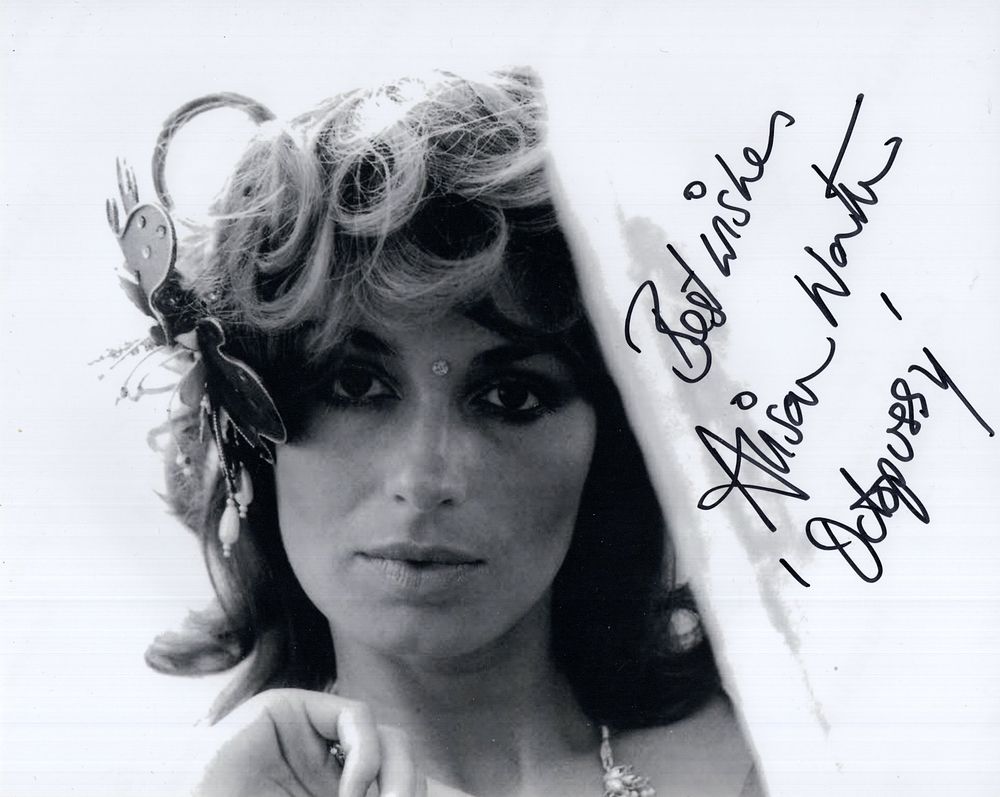 Lot 383: 007 James Bond movie Octopussy 8x10 photo signed...