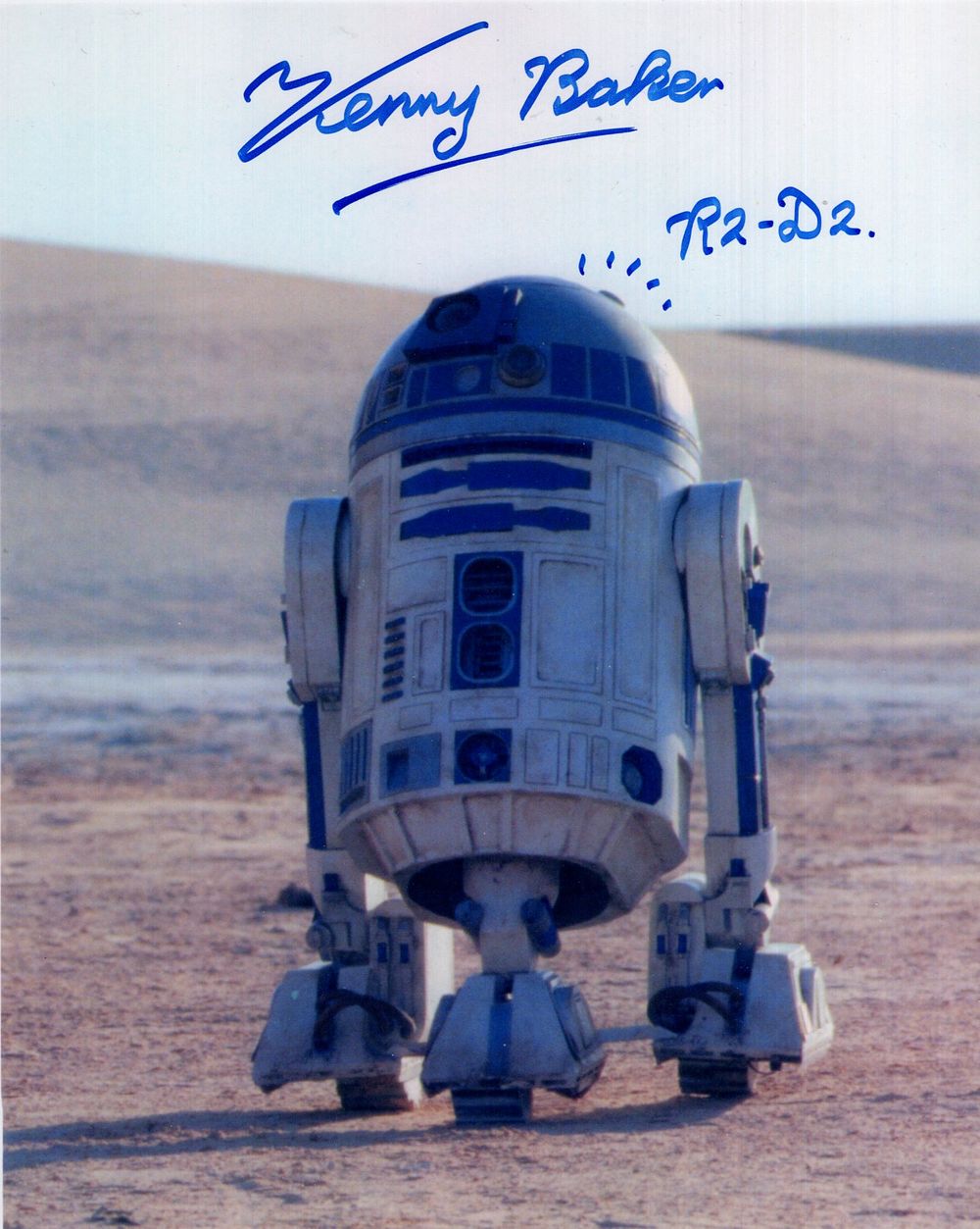 Lot 408: Star Wars colour 8x10 photo signed by the...