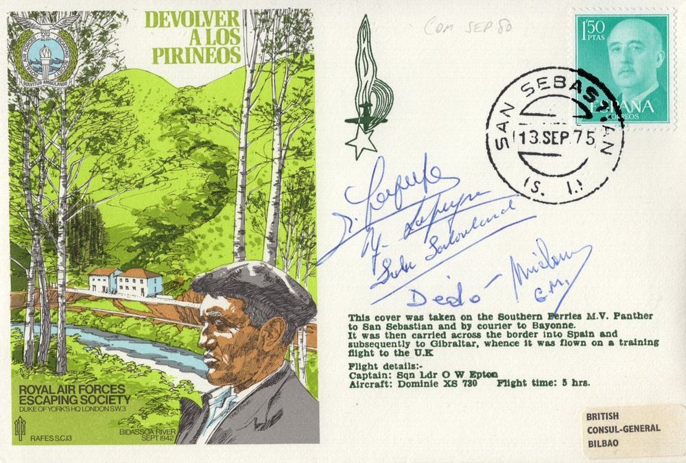 Lot 478: RAF Escaping Society 'escape across the Pyrenees' cover...