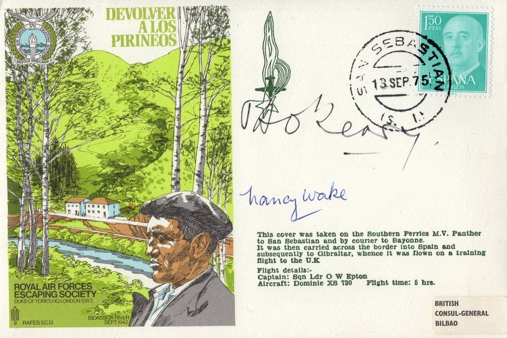 Lot 479: RAF Escaping Society 'escape across the Pyrenees' cover...
