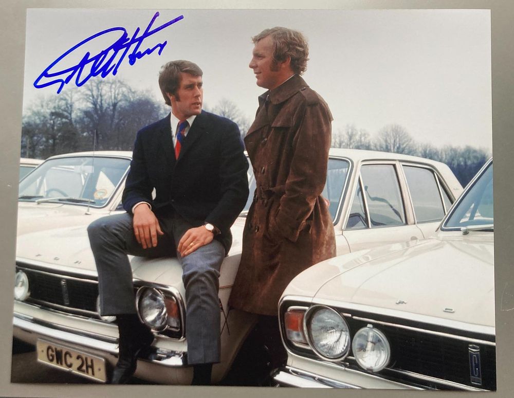 Geoff Hurst 1966 World Cup football signed 10 x 8 inch colour photo with Bobby Moore. Sir 