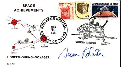 Nobel Prize Brian Kobilka signed commemorative cover. Nobel Prize in Chemistry 2012. 