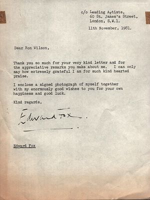 Edward Fox TLS
