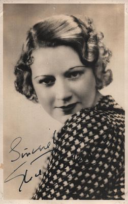 Vintage black and white 6x4inch photo. Signature unidentified.