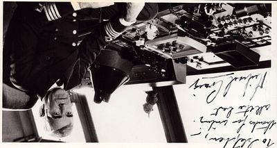Michael Craig signed 6x3inch black and white photo. Dedicated.