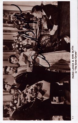 Ann Blyth signed 6x4inch black and white photo.