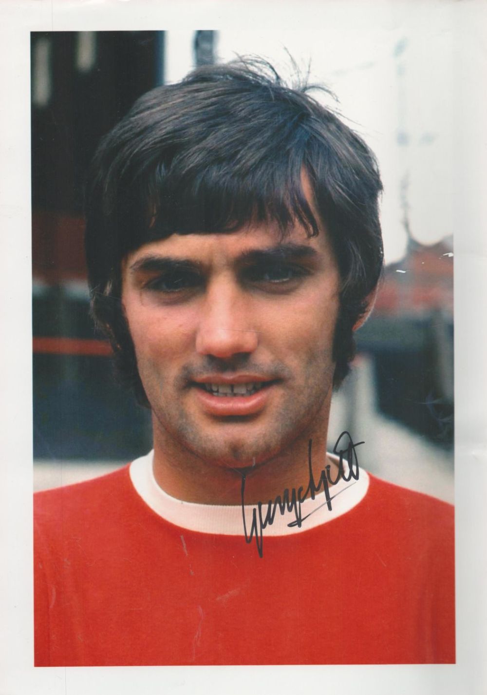 Lot 5: Football George Best signed 10x8 colour photo pictured...