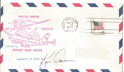 Astronaut Ken Cameron signed Shuttle Orbiter Kennedy Space Center FDC PM Cape Canaveral. Fl Aug 