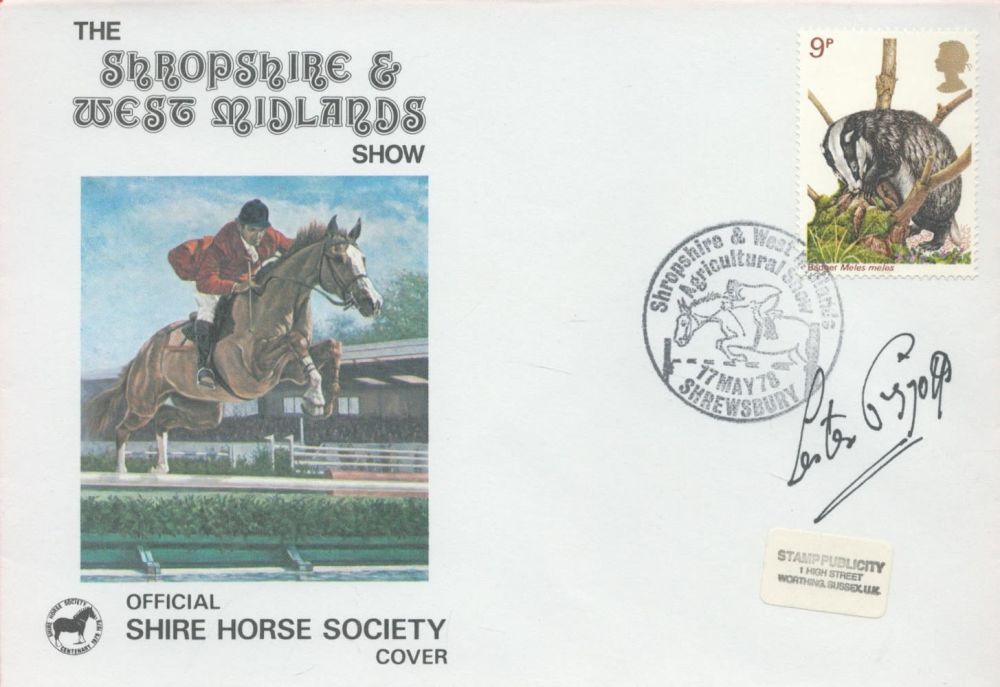 Lot 60: Horse Racing Lester Piggott signed The Shropshire and...