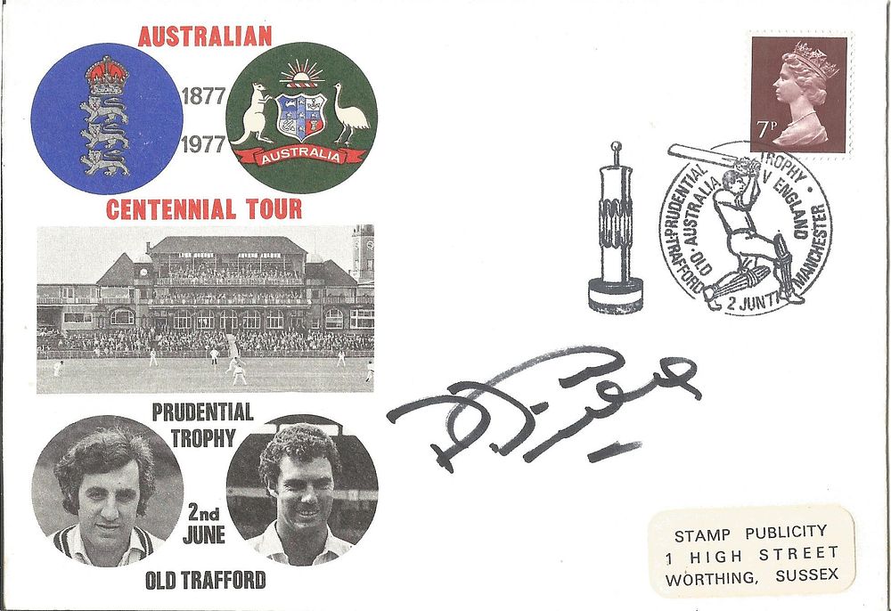UNIDENTIFIED signature on Old Trafford 2/6/1977 FDC.