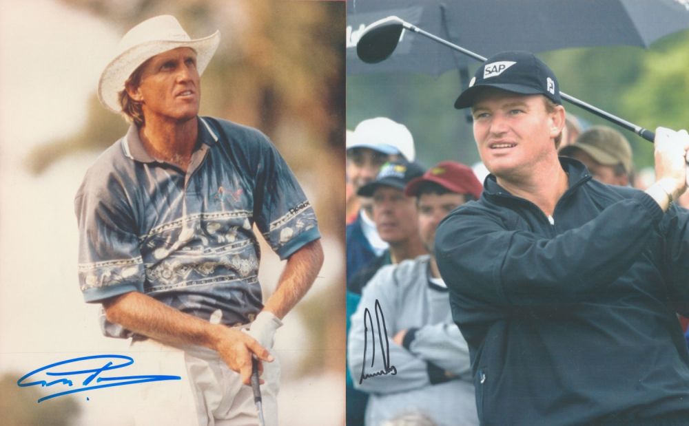 Lot 63: Golf Collection 5 fantastic, signed photos signatures from...