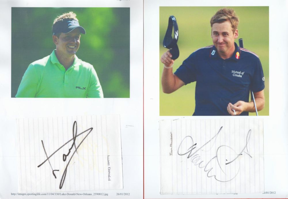 Lot 65: Golf Europe Ryder Cup collection 7 assorted signed...
