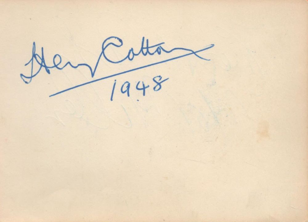 Lot 68: Golf Henry Cotton signed 5x4 album page dated...