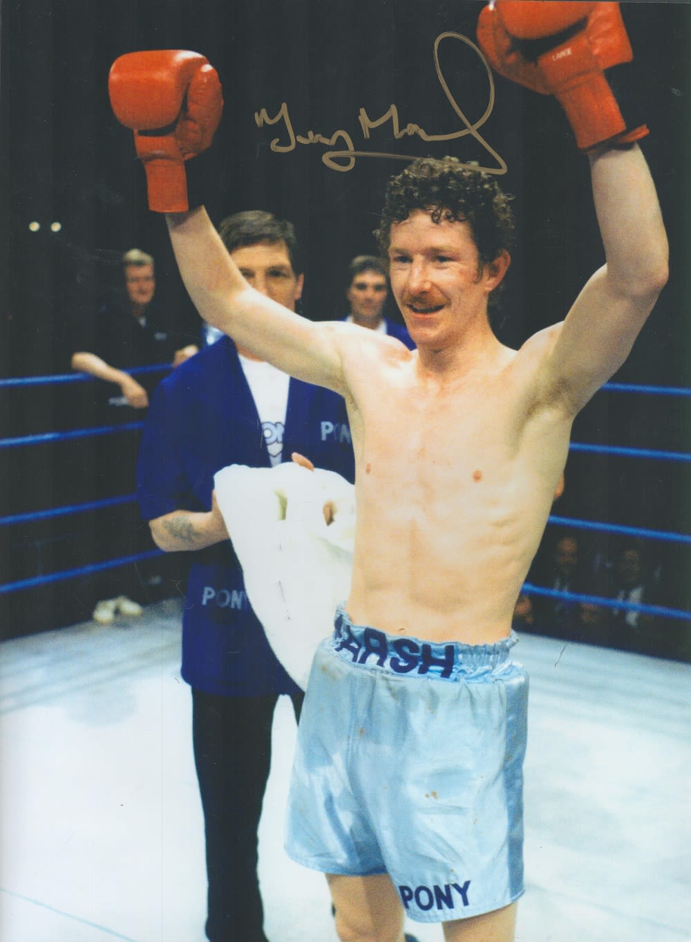 Lot 84: Boxing Terry Marsh signed 16x12 colour photo. Good...