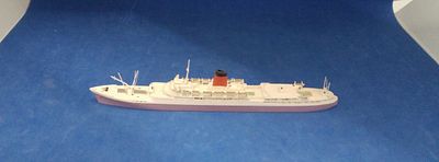 A 1/1250 scale metal model of Pendennis Castle by CM Miniature CM-KR51, boxed.