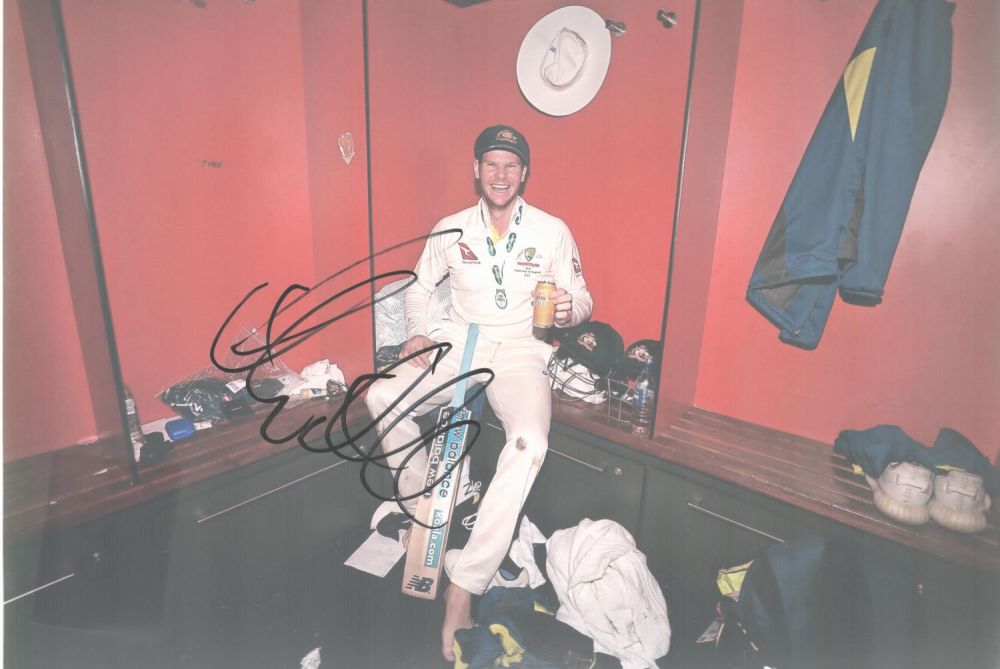 Lot 132: Cricket Steve Smith signed 12x8 colour photo. Steven...